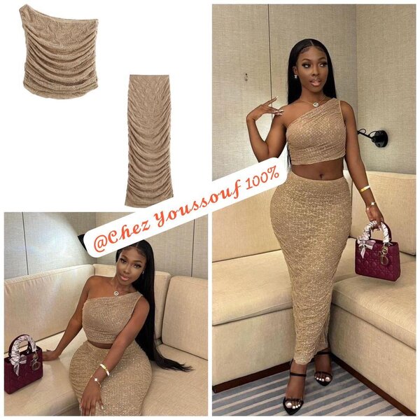 Robe élégante soirée femme