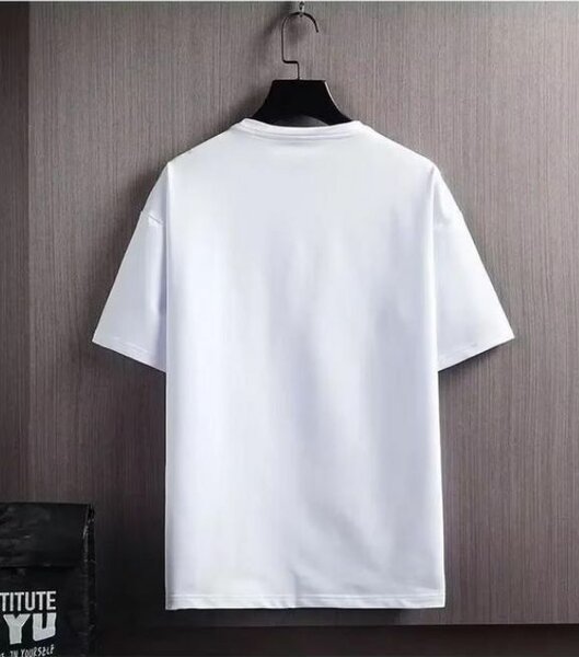 T-shirt basique blanc unisexe
