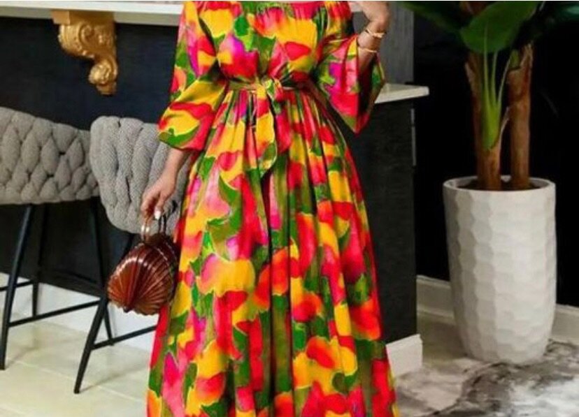 Fashion ladies dress maxi summer elegant dress