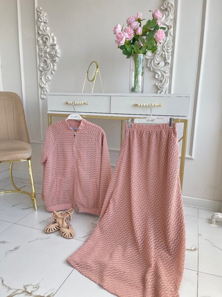 Двойка из ткани -Шифон