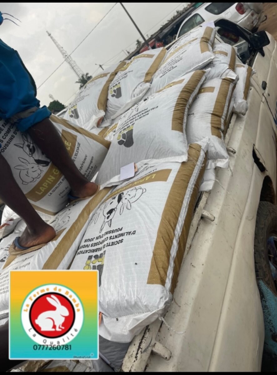 Sacs de Nourriture pour lapin