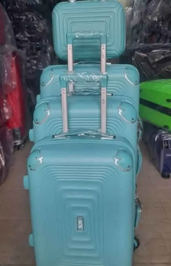 Set de valises rigides turquoise