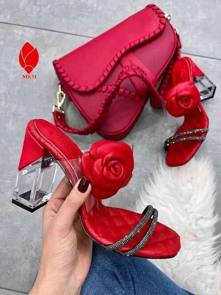 Sandales à talons en gros avec sac