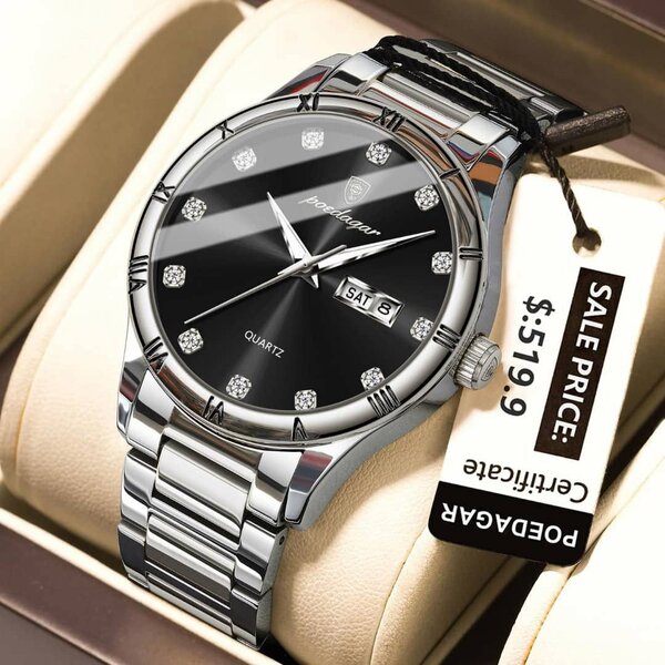 Montre bracelet quartz luxe