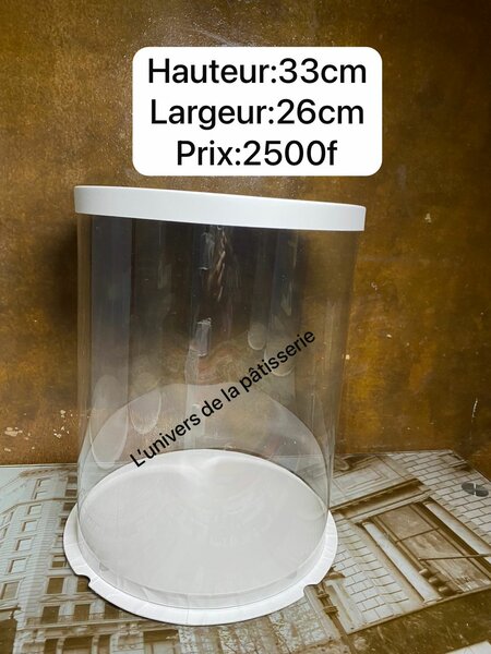 Boîte à gâteau transparente