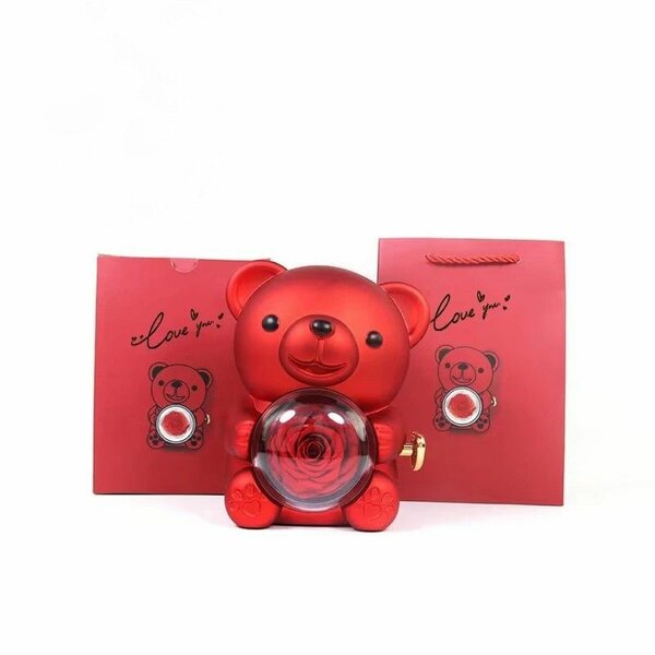Rose Teddy bear Gift box