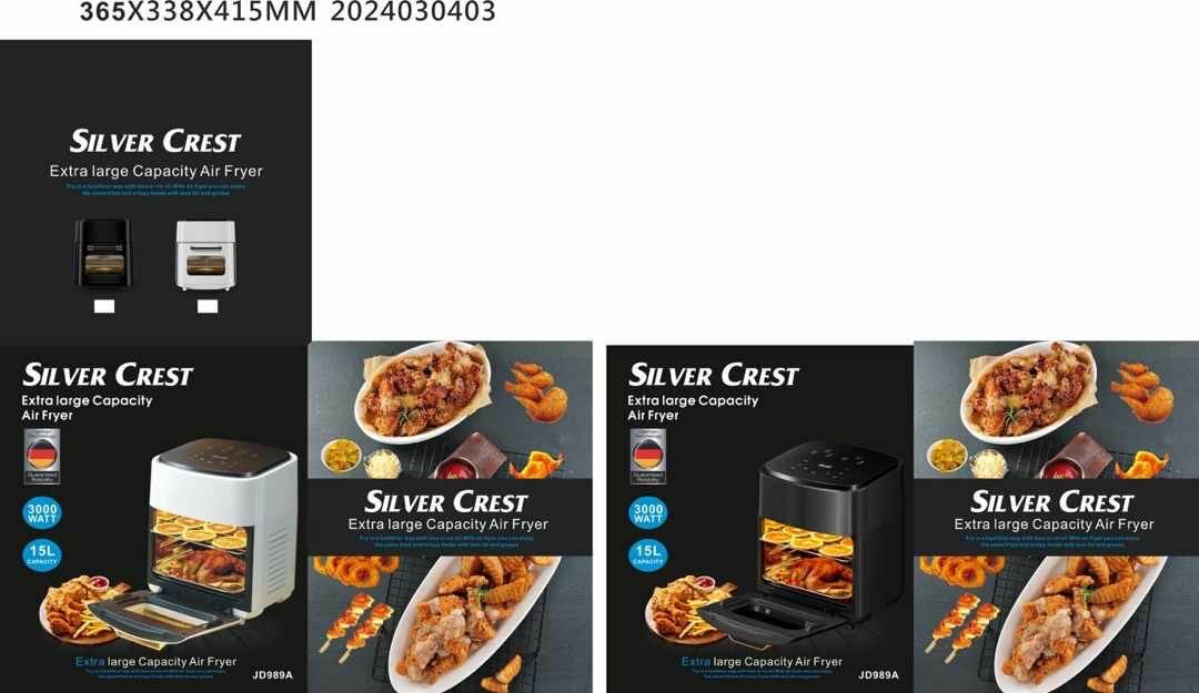 Silver Crest 15L Air Fryer Oven