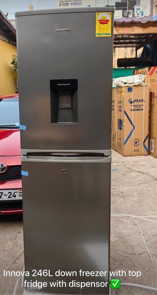 Innova 246 Liters Refrigerator Down Freezer Top fridge and D