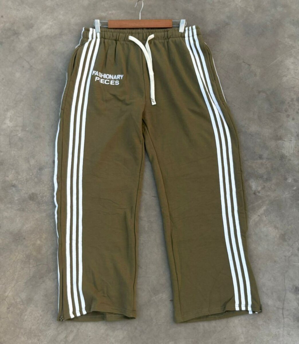 Pantalons de sport rayés unisexes