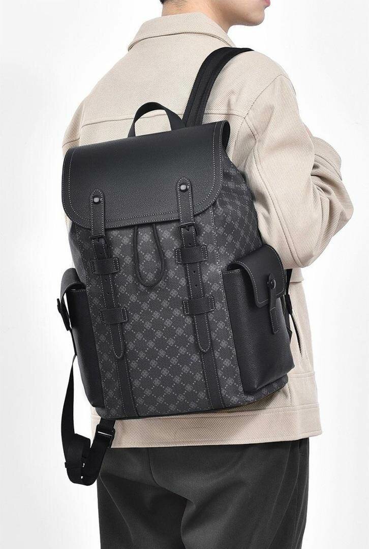 Solid leather backpacks