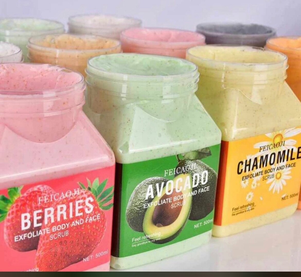 Gommage de corps et de visages