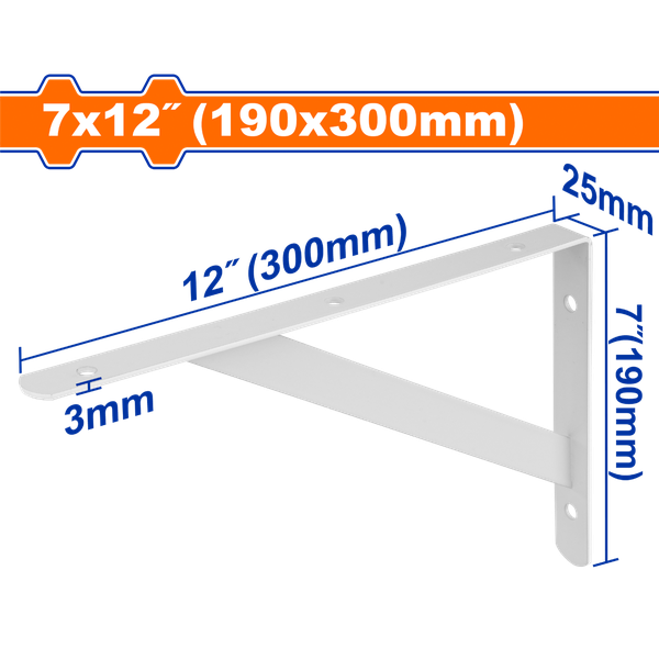 Équerre murale acier robuste