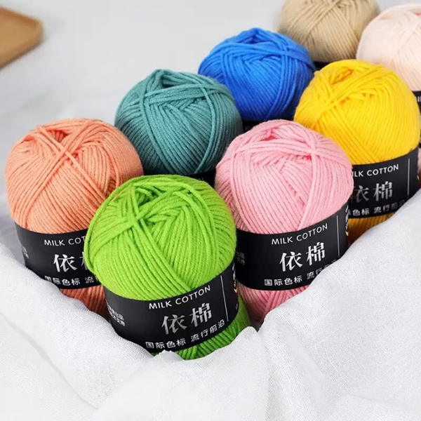 Milk cotton yarn 1pc