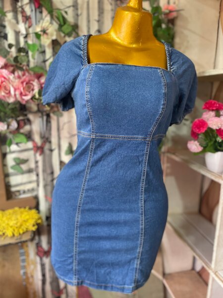 Robe en jean tendance femme