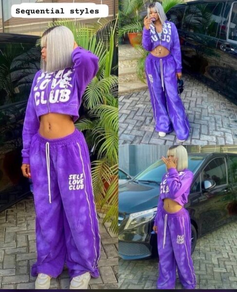 Ensemble jogging femme violet