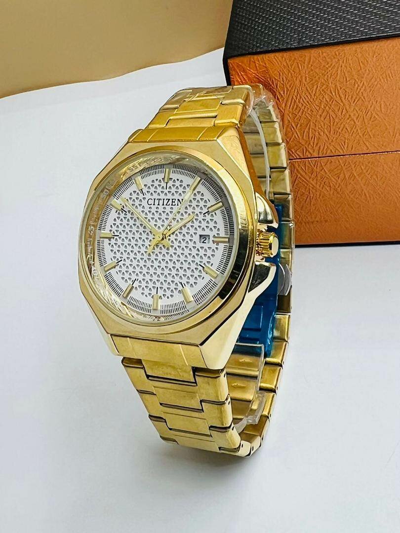 Montre homme dorée Citizen