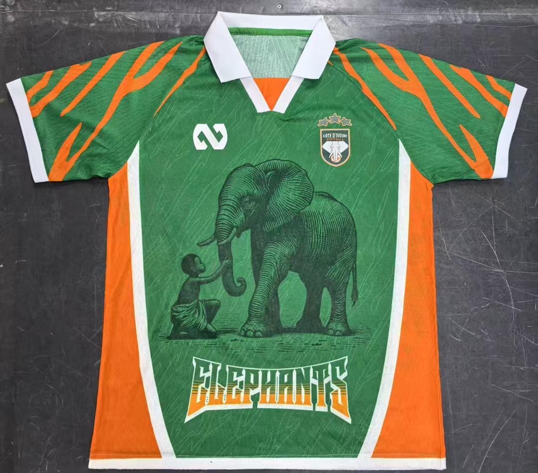 Maillot Football Éléphants