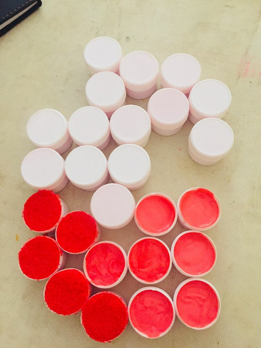 Crème de lèvres roses