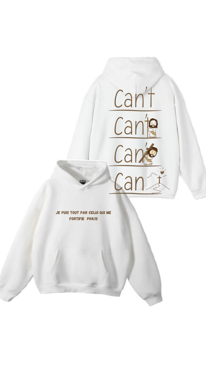 Sweat à Capuche Graphique