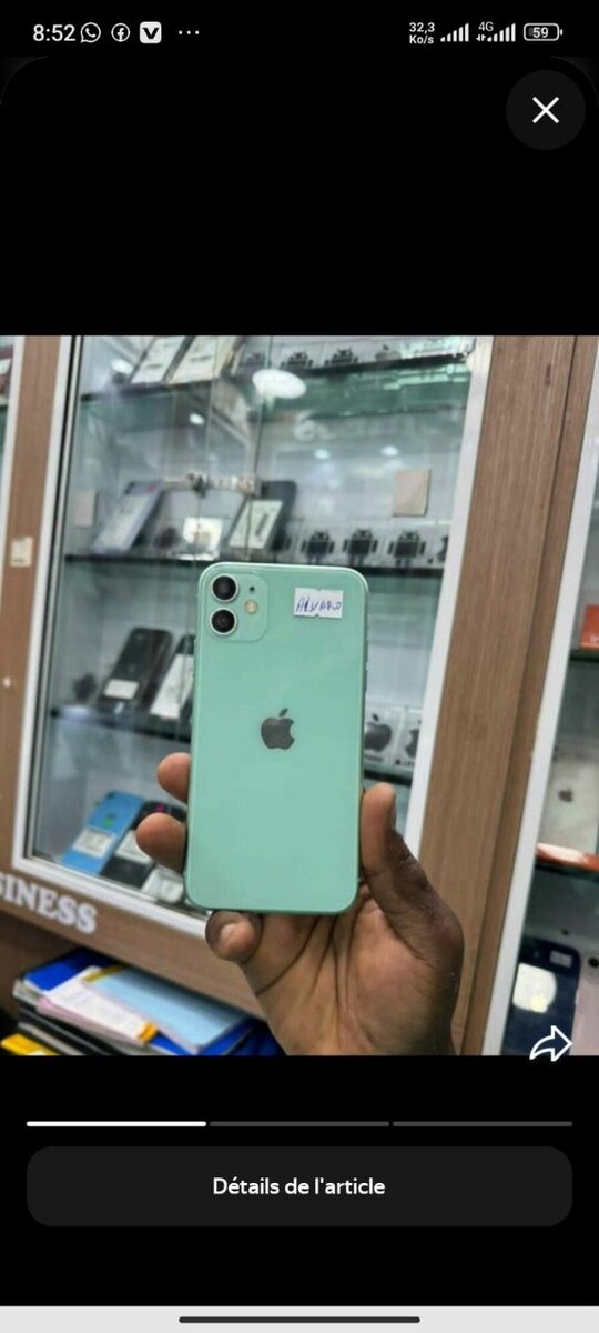 iPhone 11 Vert 64GB