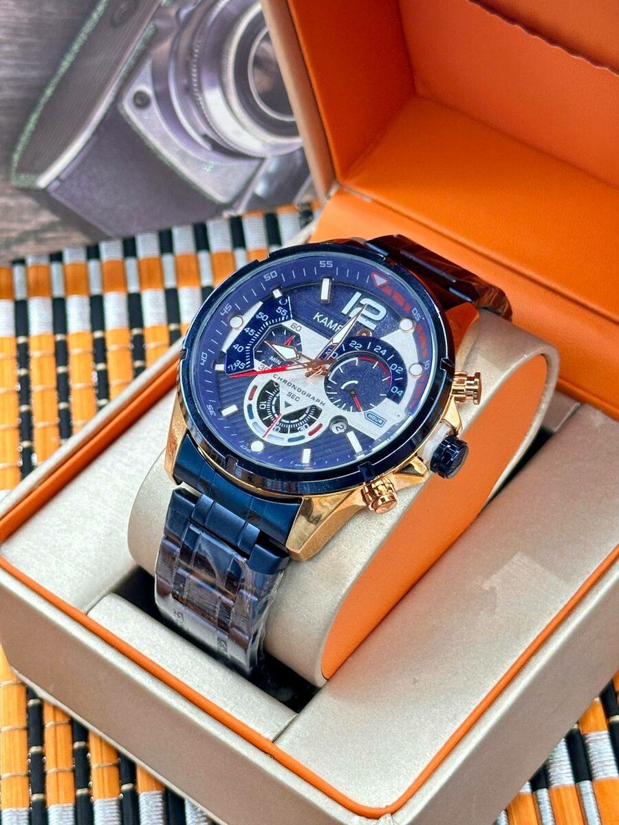 Montre Homme Acier Chronographe