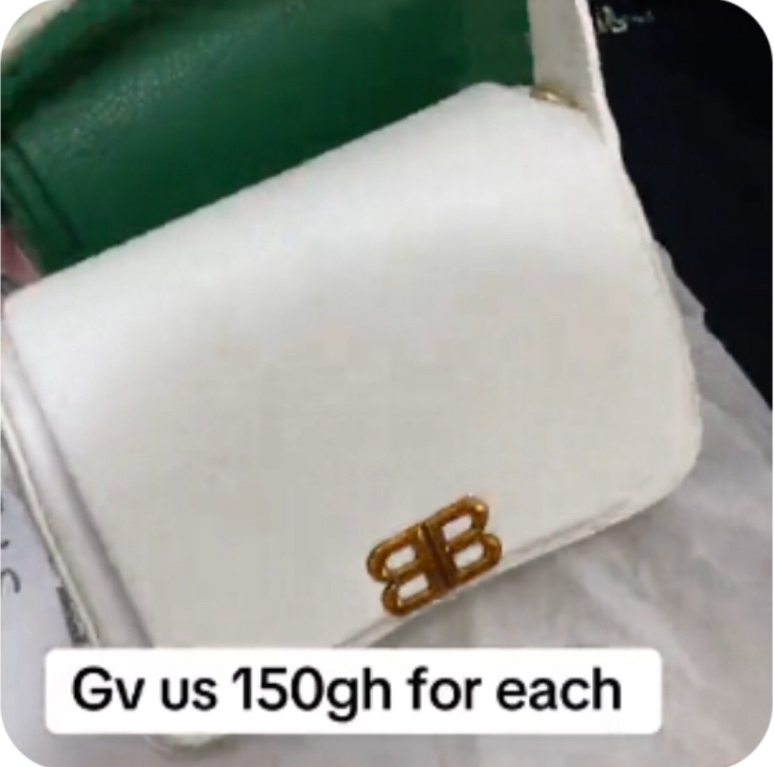 Women's bag in white