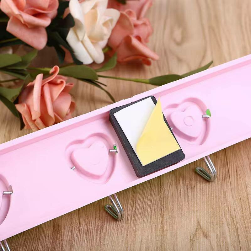 Crochet mural décoratif cœur