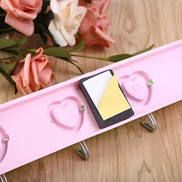 Crochet mural décoratif cœur