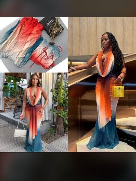 Robe Élégante Dégradée