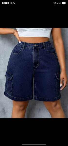 Shorts en denim femme