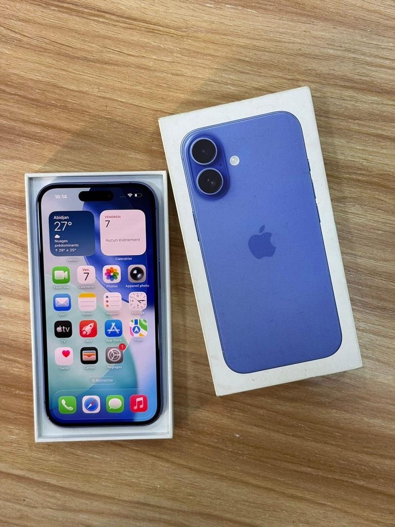 iPhone 16 simple - Bleu 128G