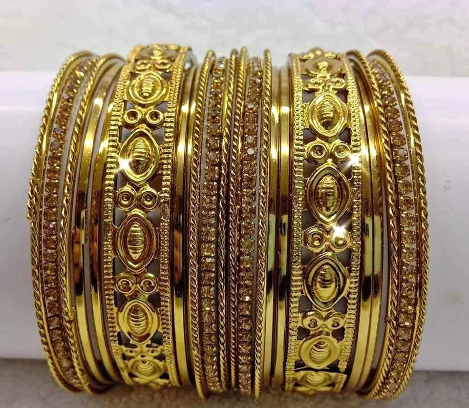 Antique kara banglas pack of 22