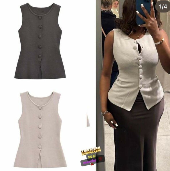 Gilet sans manches élégant