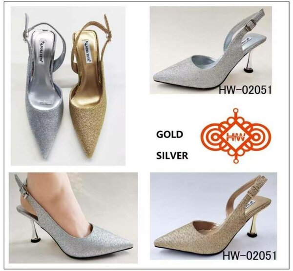 Talons élégants pailletés