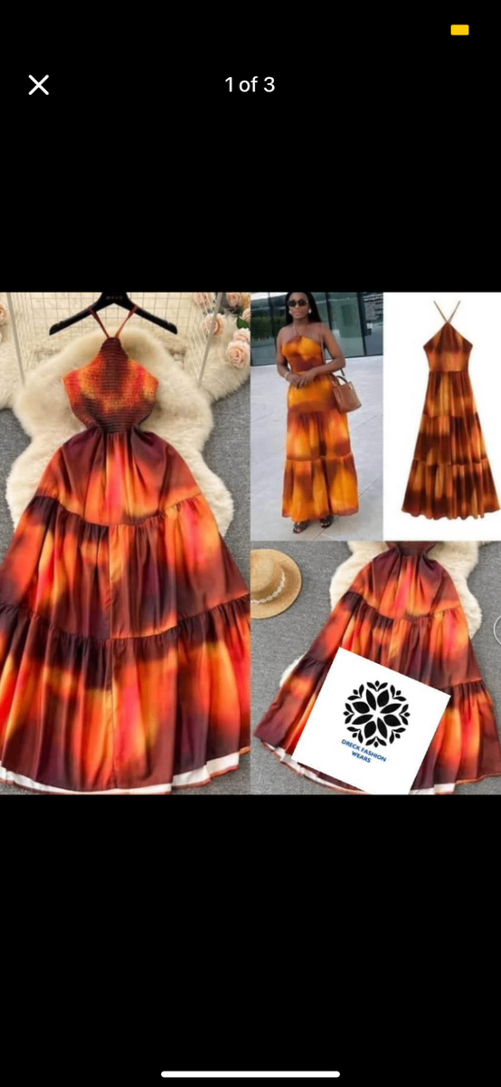 Trendy beach and outing dress