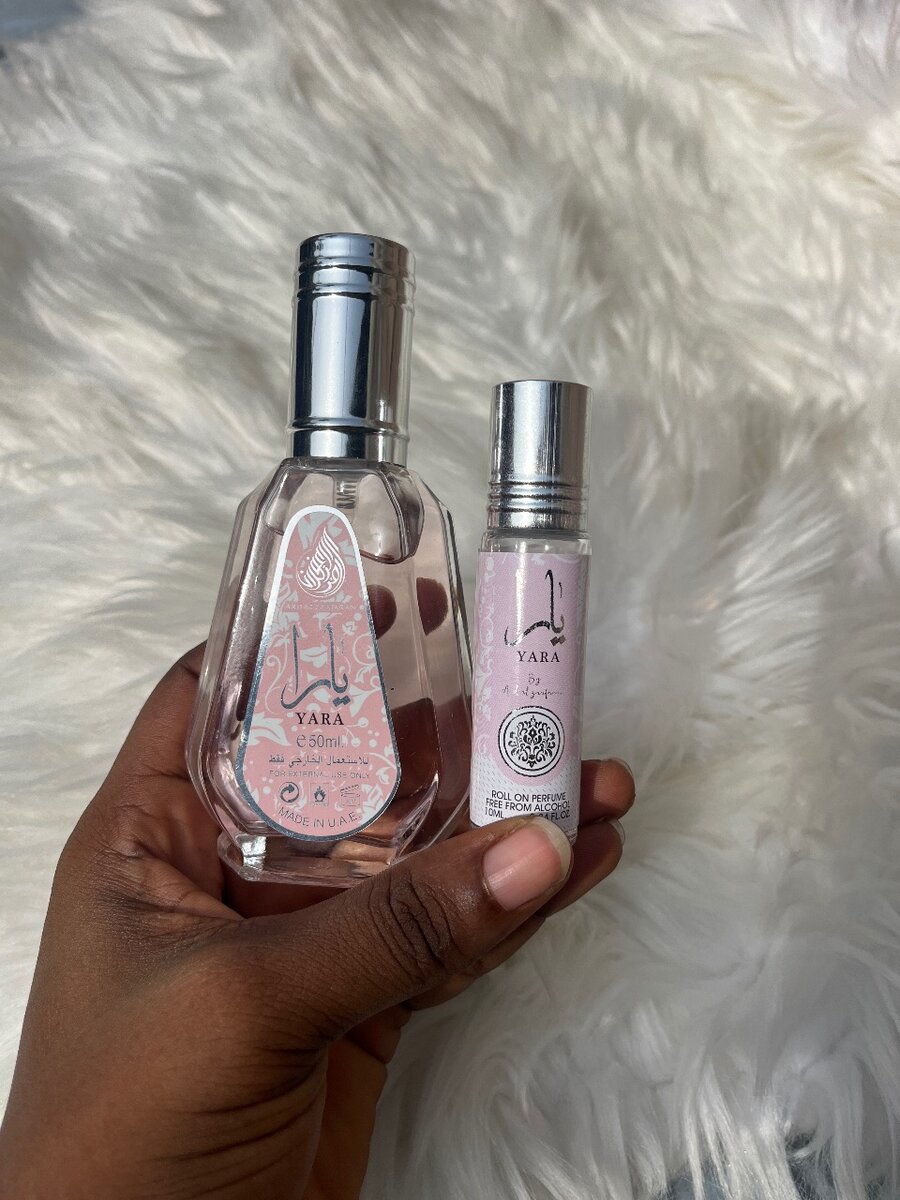 Yara perfume 100mls and 50mls and perfume oil