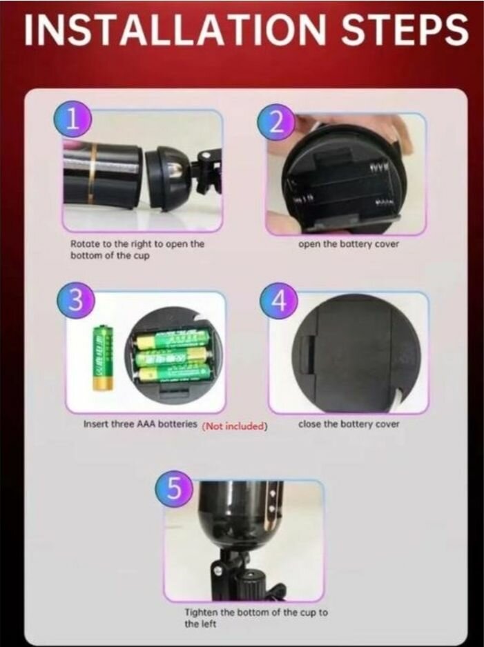 Masturbateur avec chauffage