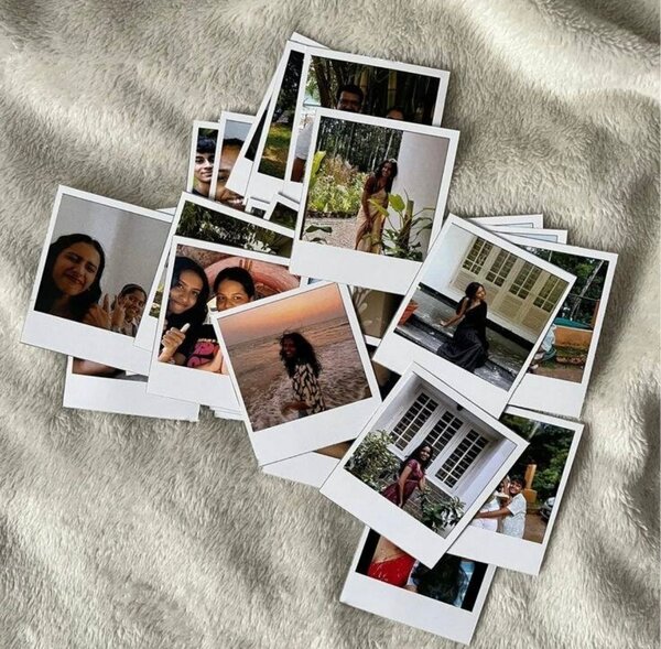 Photos instantanées style Polaroid