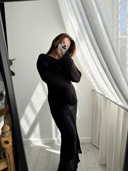 Платье с подкладом