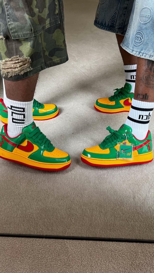 Baskets colorées tendance