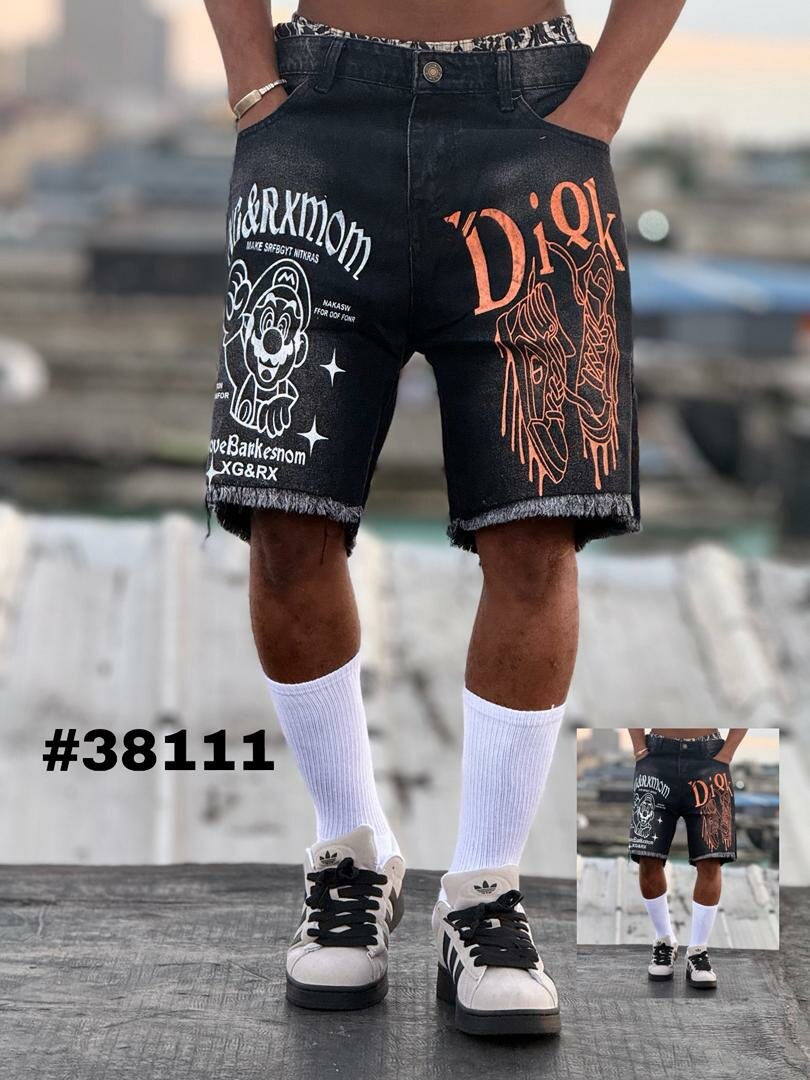 Shorts en jean décontractés homme