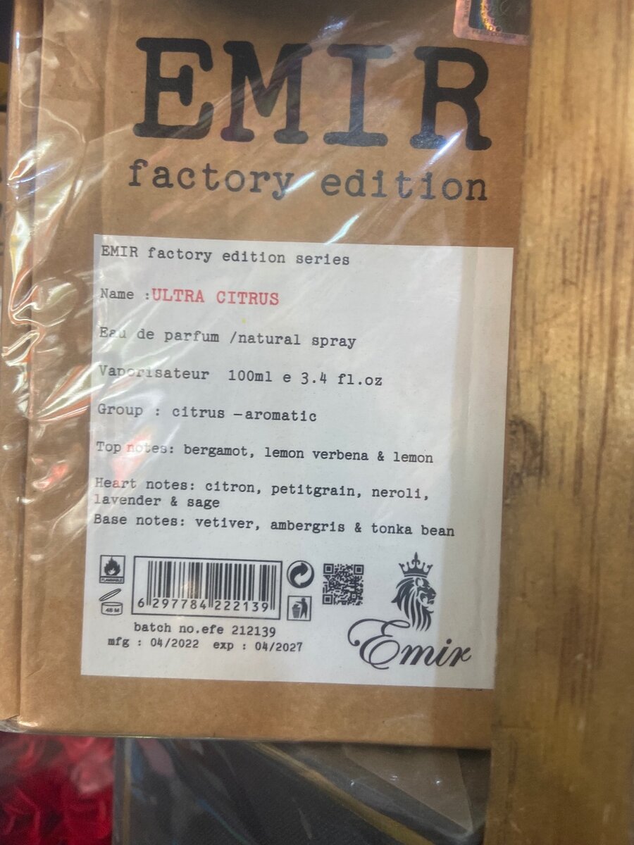 Parfum Emir Ultra Citrus