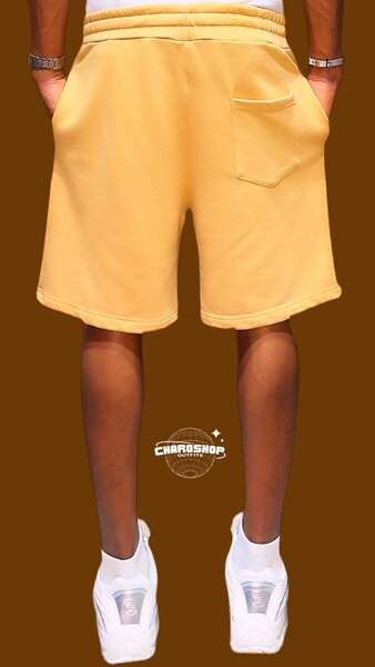 Shorts de sport marron imprimé