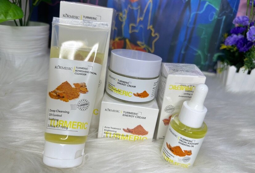 Tumeric facial set