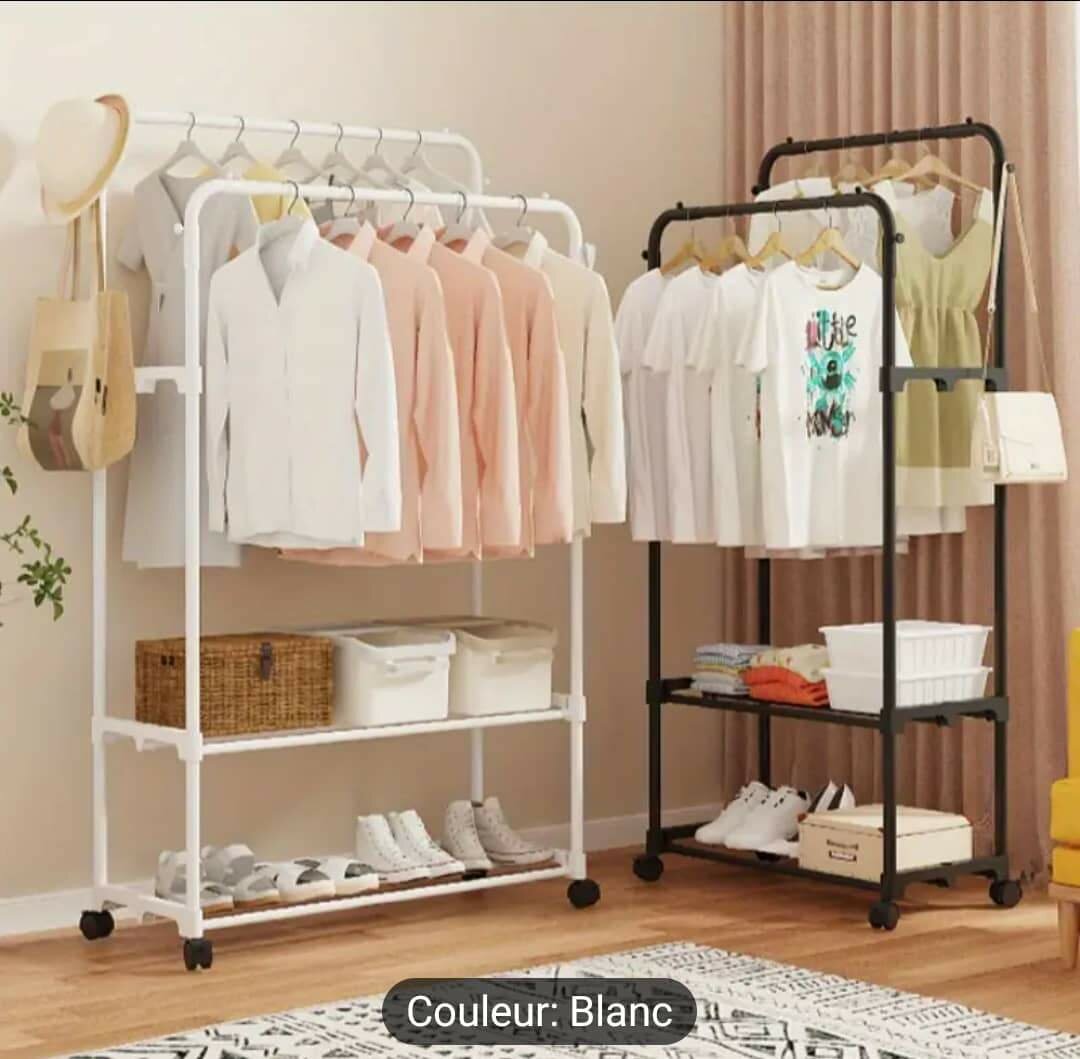 Étagères de rangement de vêtements