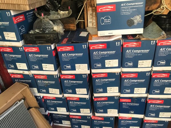 A/C Compressor and Condenser (All AC parts)