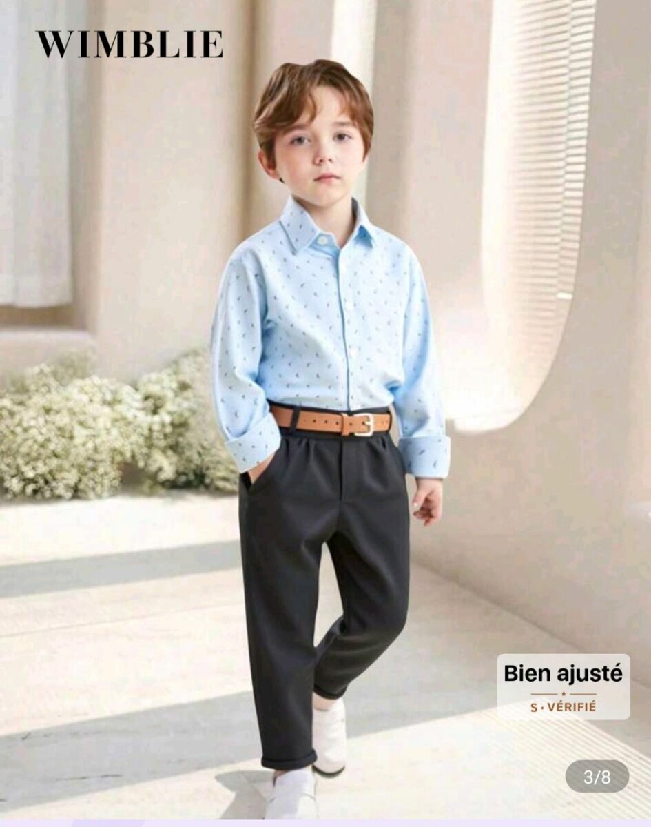 Ensemble élégant garçon