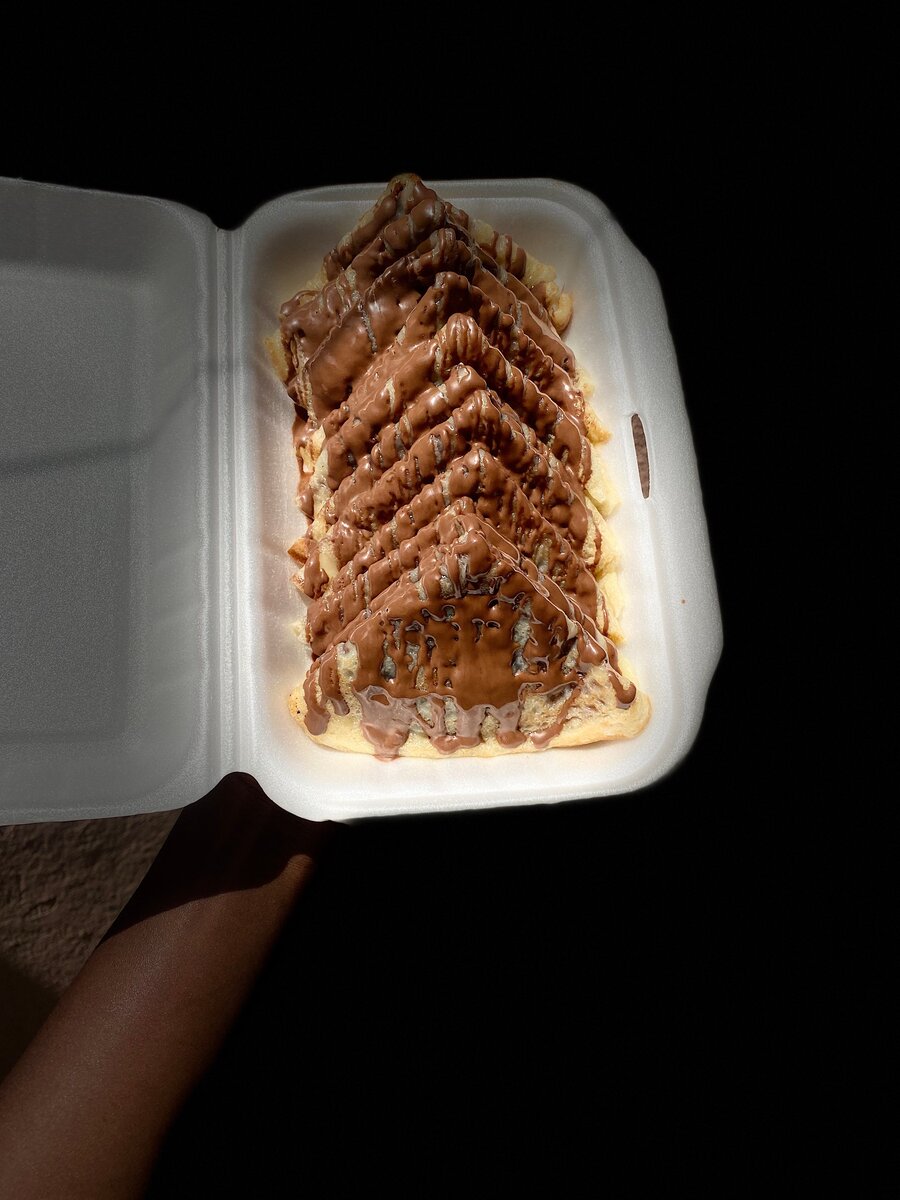 Crêpes au chocolat tentantes