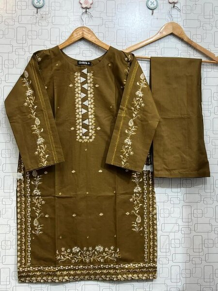 Ladies Winter Embroided Suit
