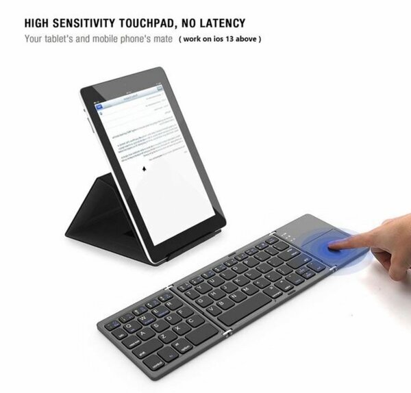 Clavier Bluetooth Pliable avec Touchpad